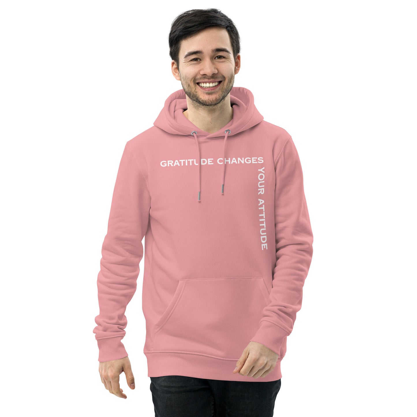 Gratitude Changes Your Attitude Eco Hoodie